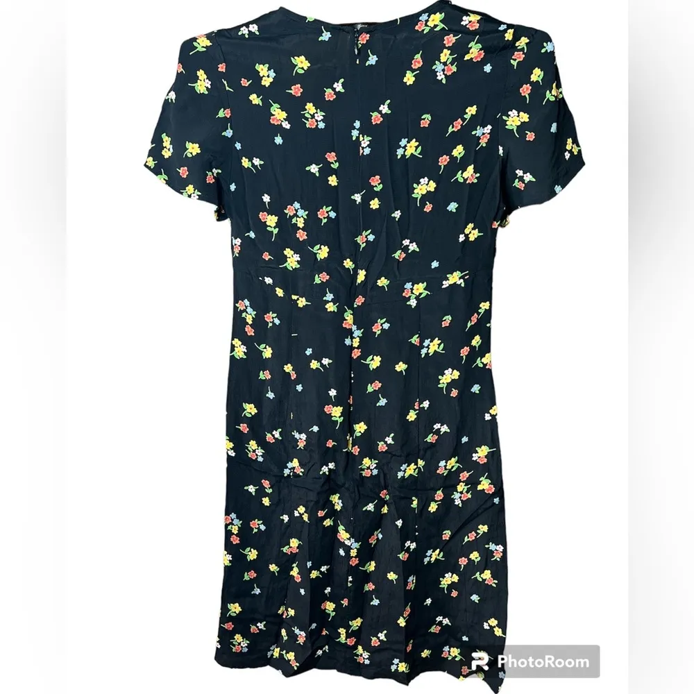 Laura Ashley Y2K vintage floral midi sundress prairie summer boho cottagecore - Image 3