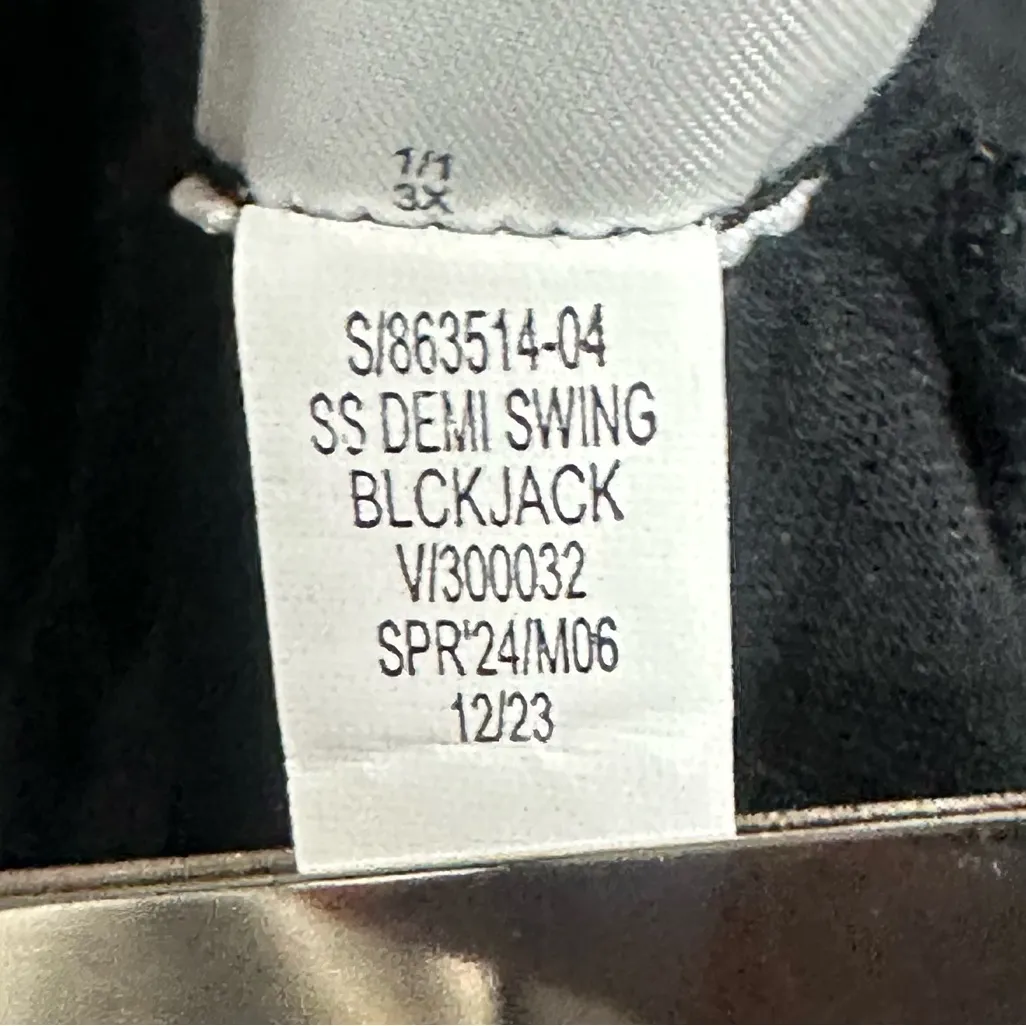 EUC Old Navy Black Short Sleeve Demi Swing Cotton Dress Size 3X (RN 54023) - Image 5