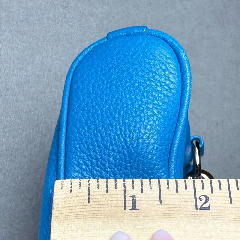 Rebecca Minkoff Women’s Mini MAC in True Turquoise Crossbody Leather Handbag - Image 14