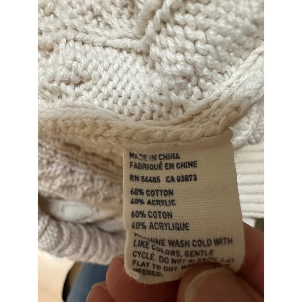 American Eagle Cable Knit Cowl Neck Pullover Sweater Warm Comfy S - Image 7