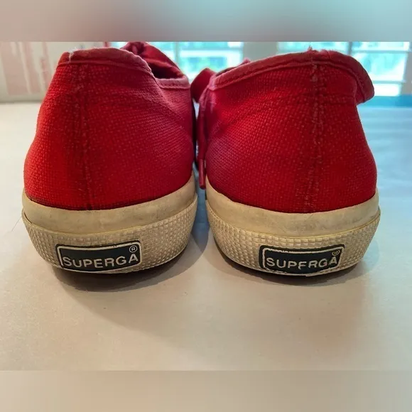 Superga Red sneakers,‎ sz 11 women’s - Image 6