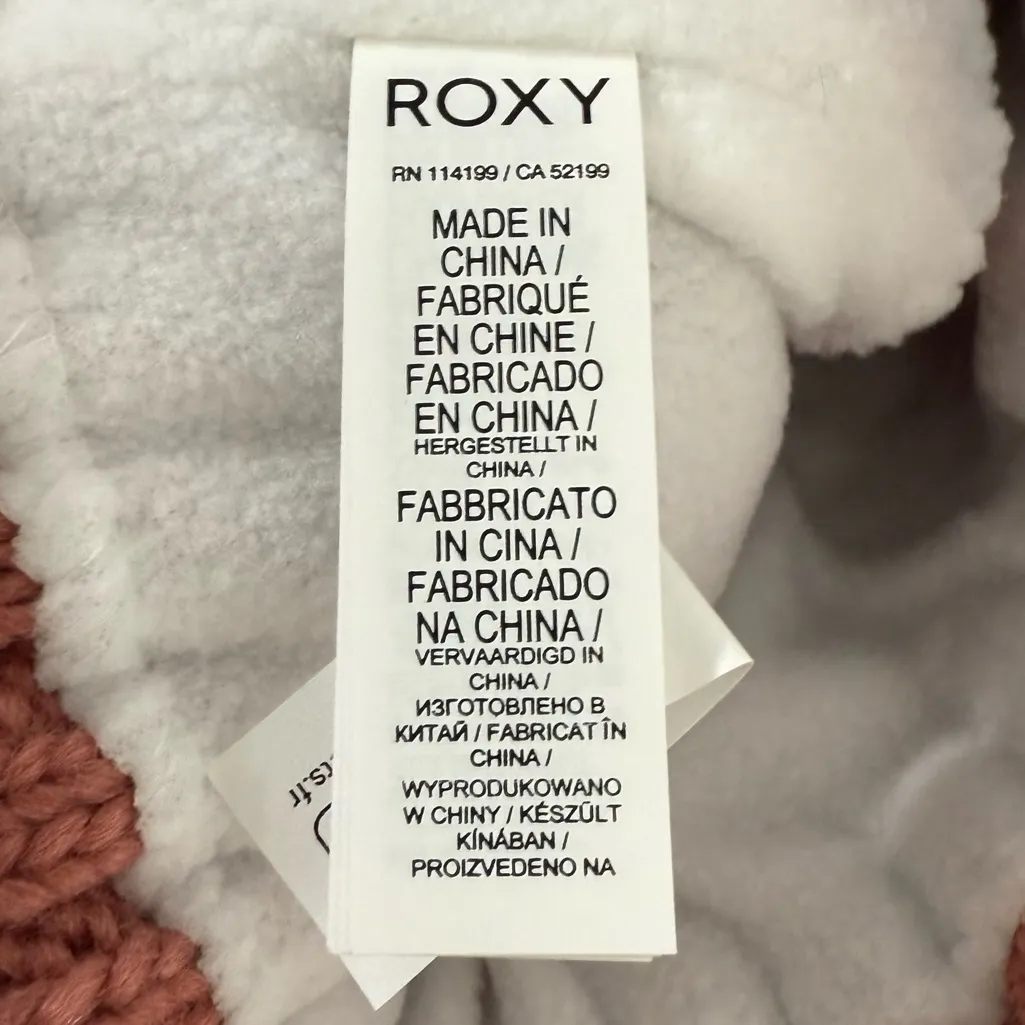 NWT Roxy Dusty Rose Blizzard Beanie - Image 8