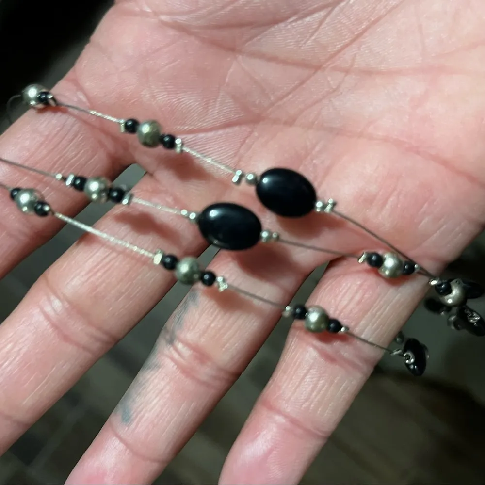 3 Tier Short Beaded Necklace - Image 4