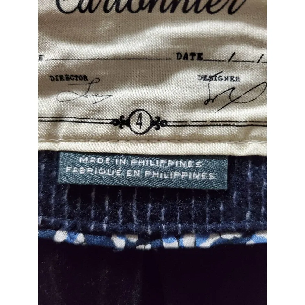 Anthropologie Cartonnier Blue Wool Long Sleeve Open Front Casual Jacket Blazer 4 - Image 10