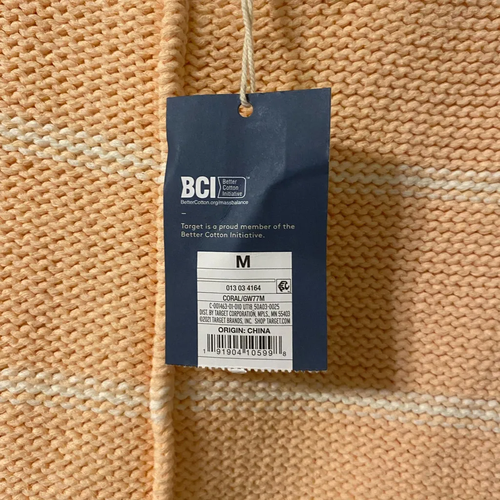 New‎ NWT Universal Thread Crewneck Sleeveless Sweater Coral Orange Size Medium - Image 4