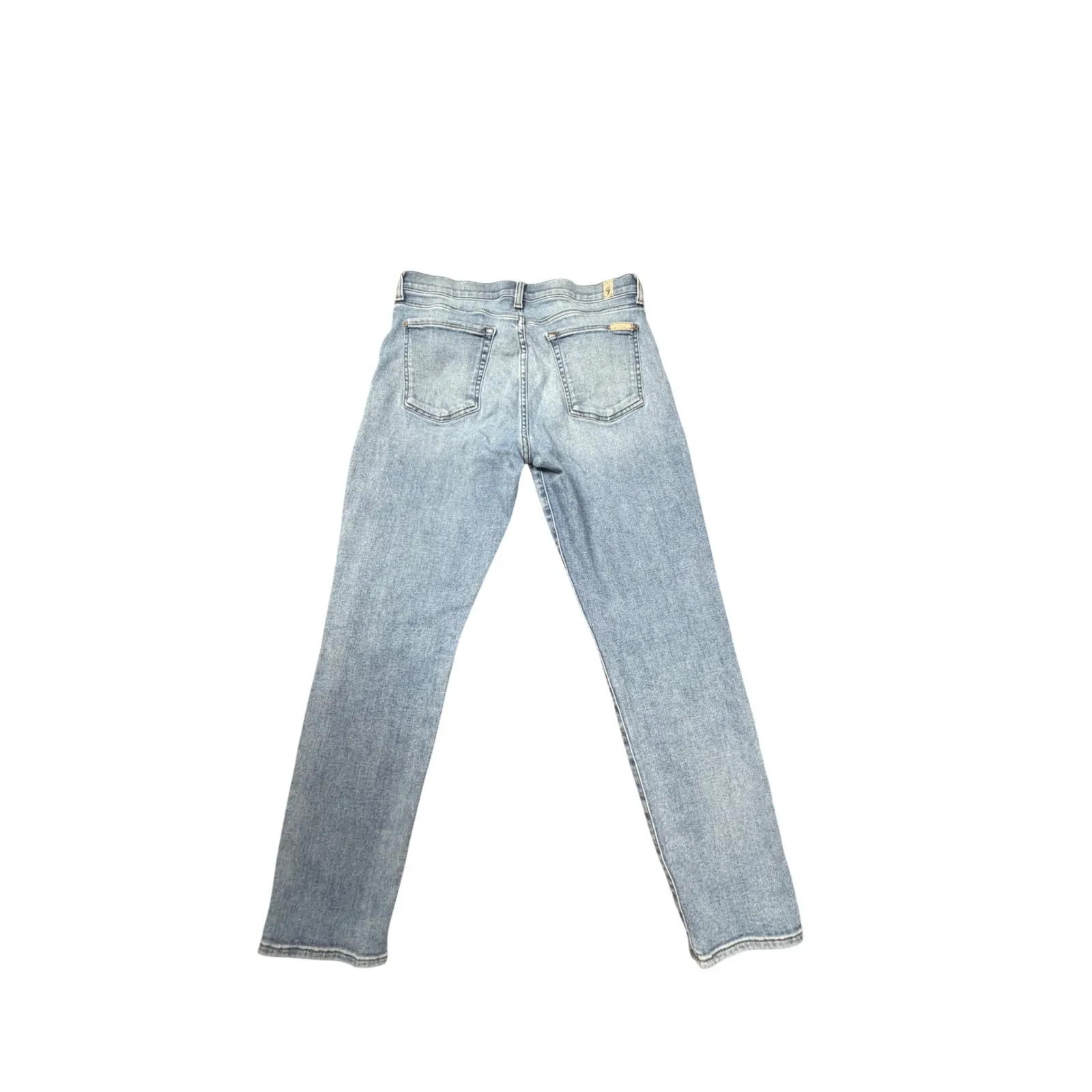 SEVEN for all mankind Distressed Light Wash Button Fly Jeans Womens Size 29 Blue - Image 6