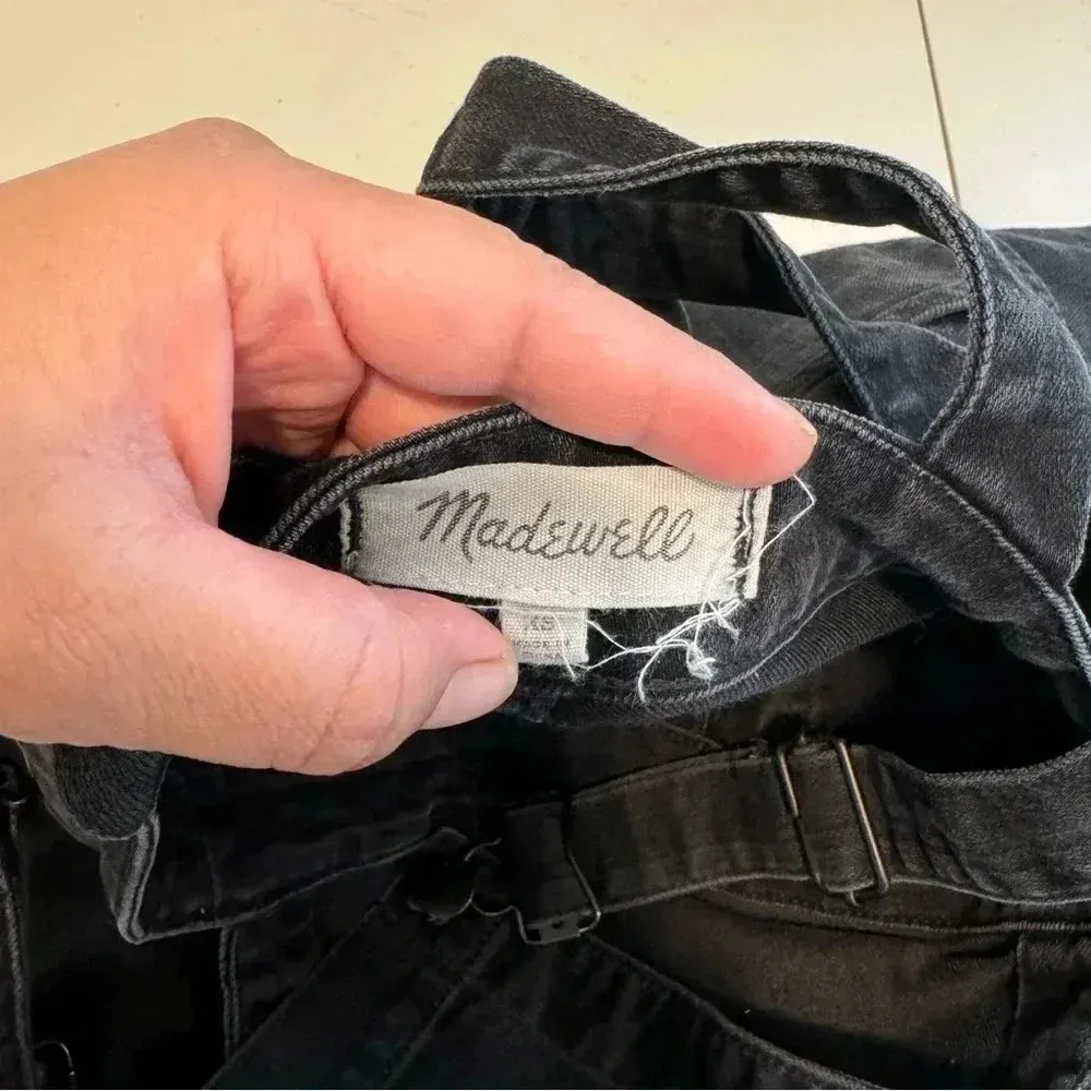 Madewell Skinny Overalls in Lunar Wash size xs - Image 9