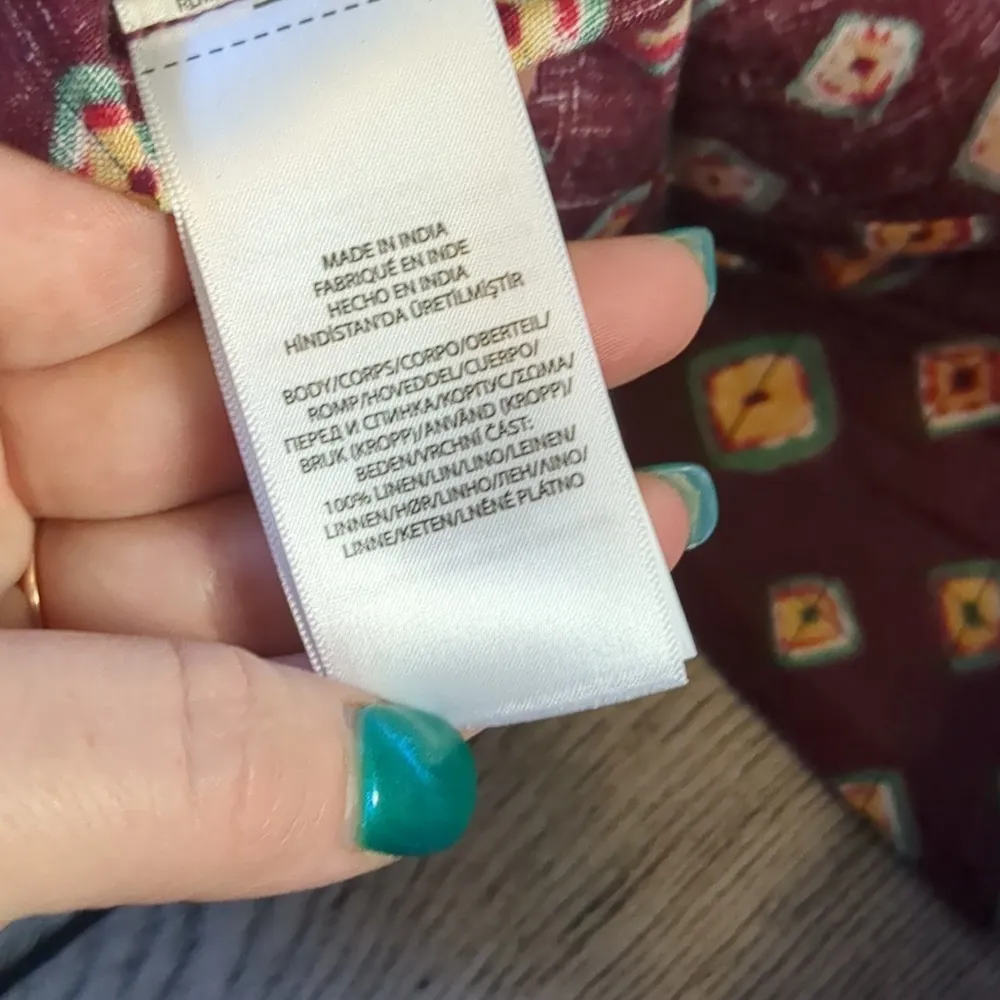 Polo Ralph Lauren linen top size 2 Green - Image 10