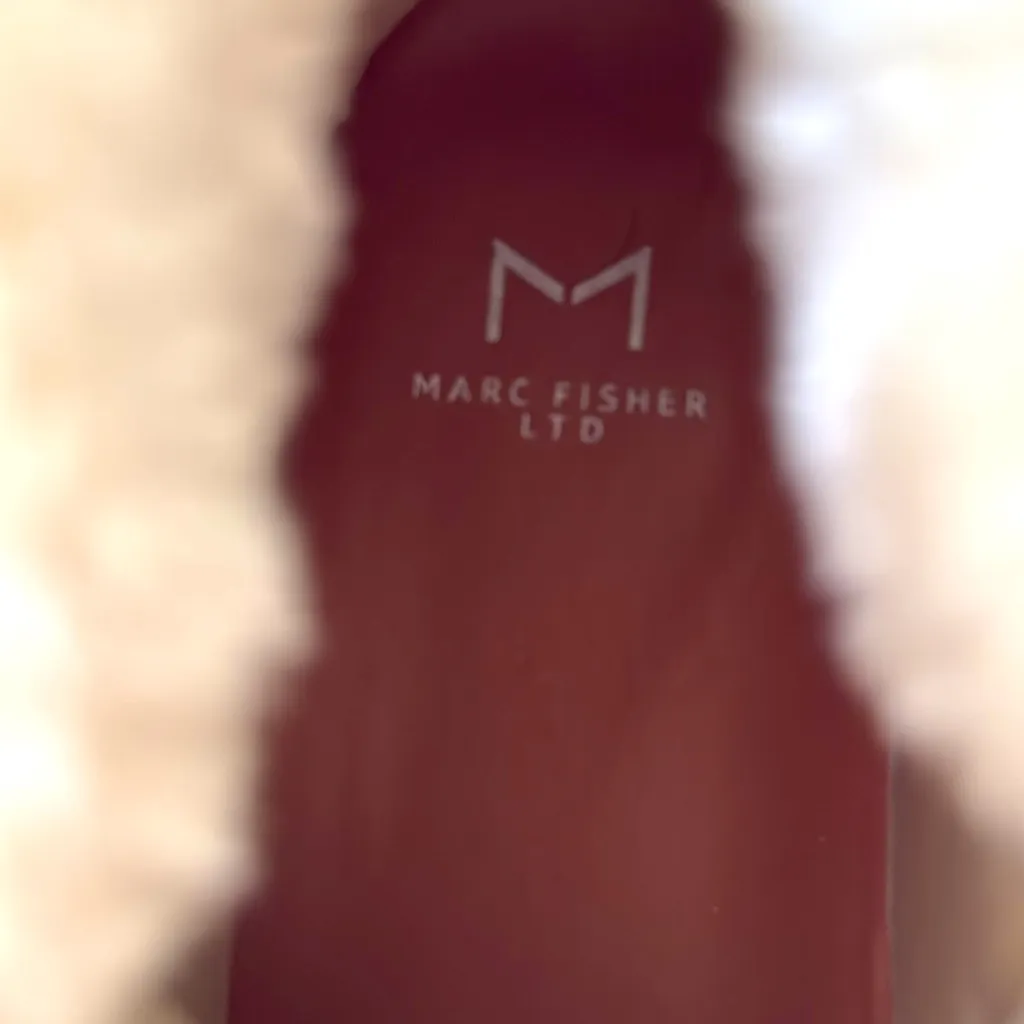 MARC FISCHER LTD. Women's Daisie Brown Cream Faux-Fur Sneakers - Image 5