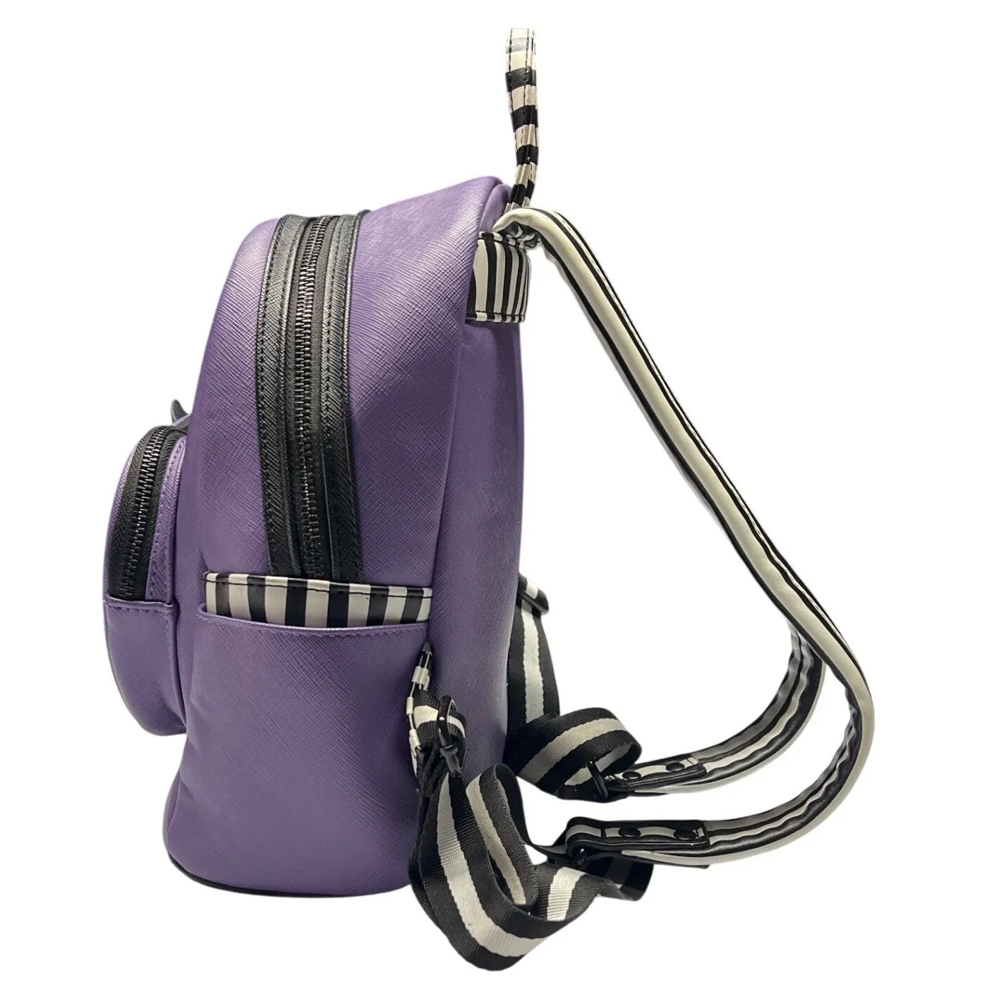 Loungefly Beetlejuice Love Mini Backpack Purple Collector Disney GUC - Image 5