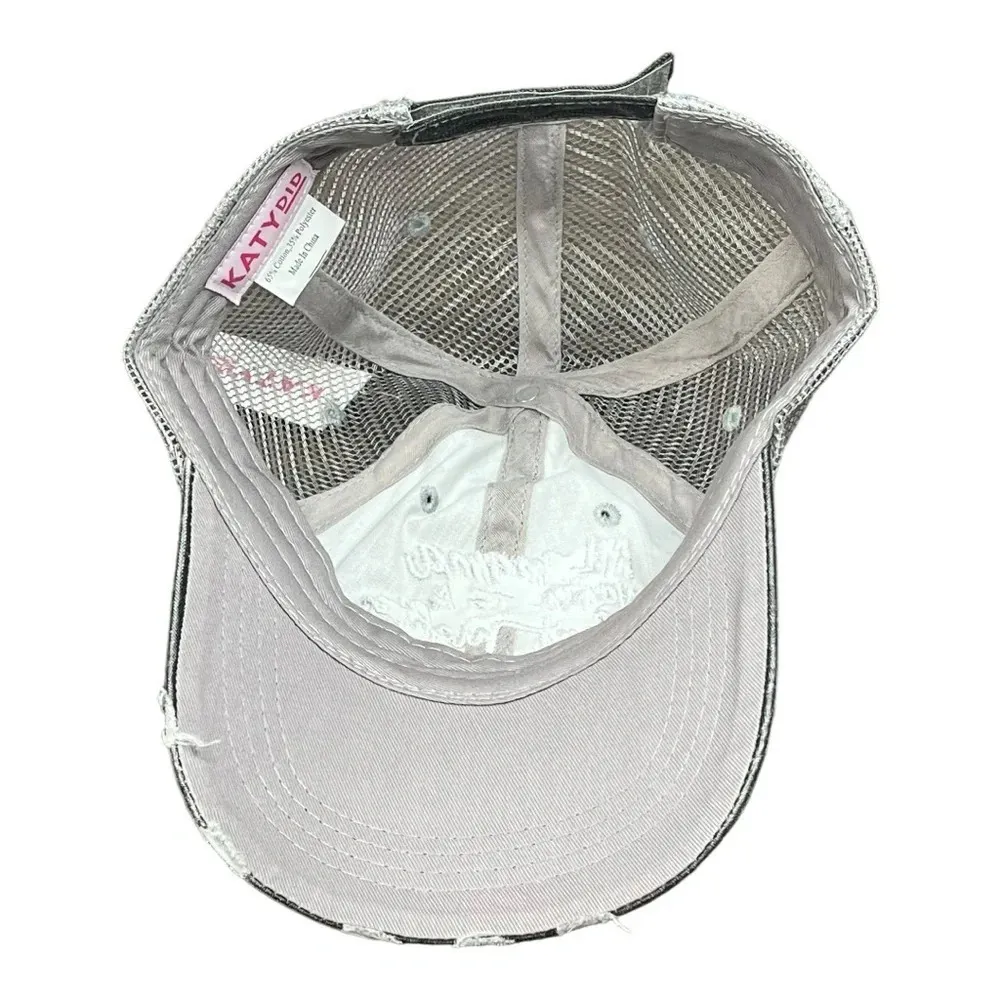 Christmas Trucker Hat All Mama Wants Is a Silent Night by Katydid Adjustable NWT - Image 5