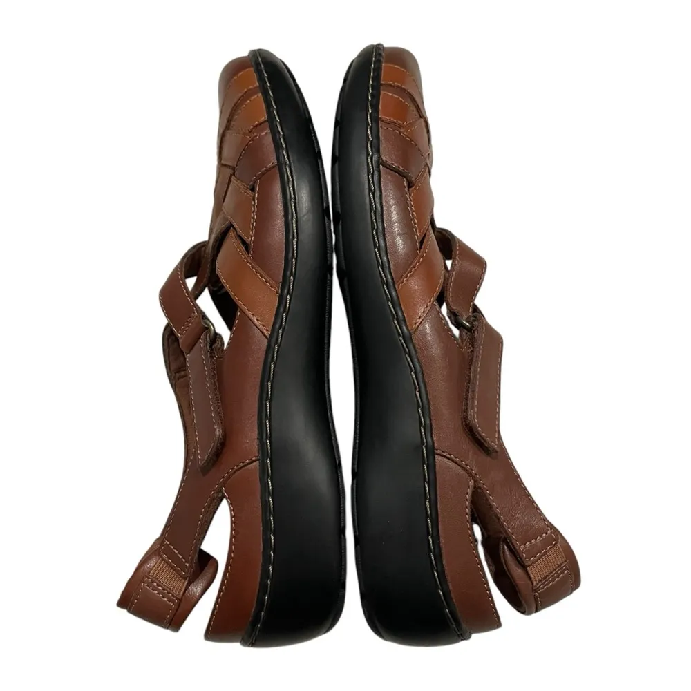 Cora Dream Loafer Flat, Tan Leather Combination, Sz 9 - Image 8