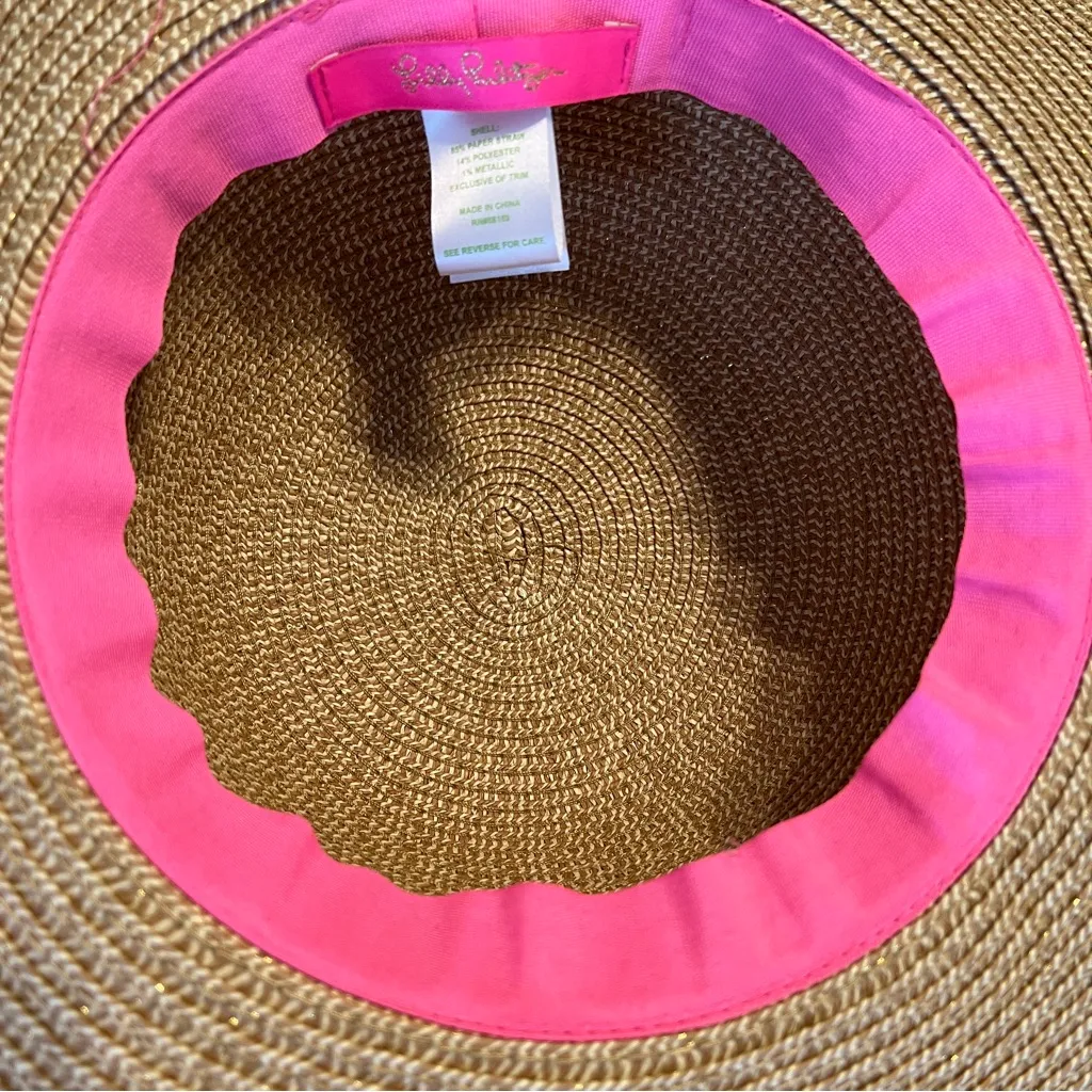 Lilly Pulitzer straw hat Journey to the Jungle - Image 12