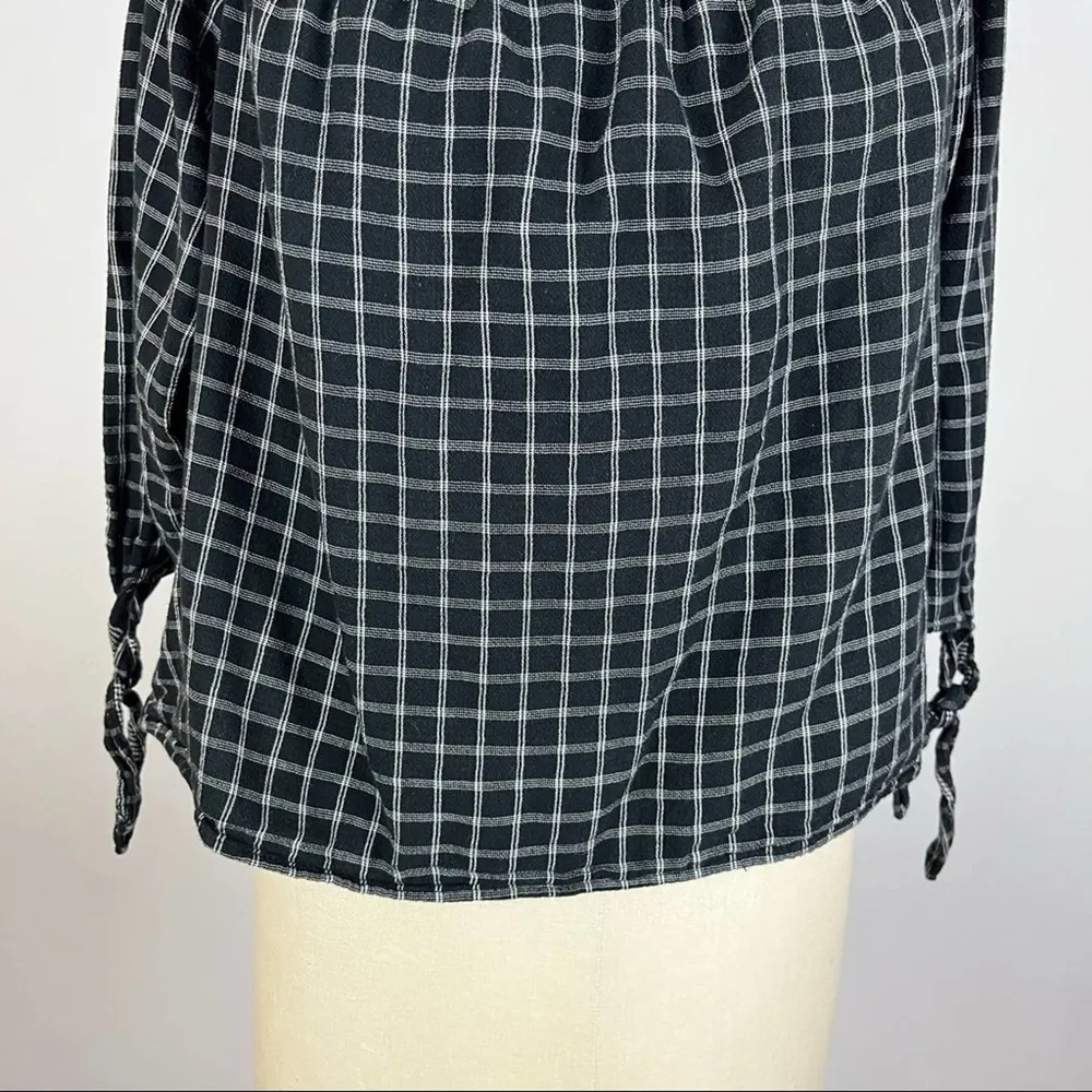 Madewell Plaid Off the Shoulder Top - Image 69