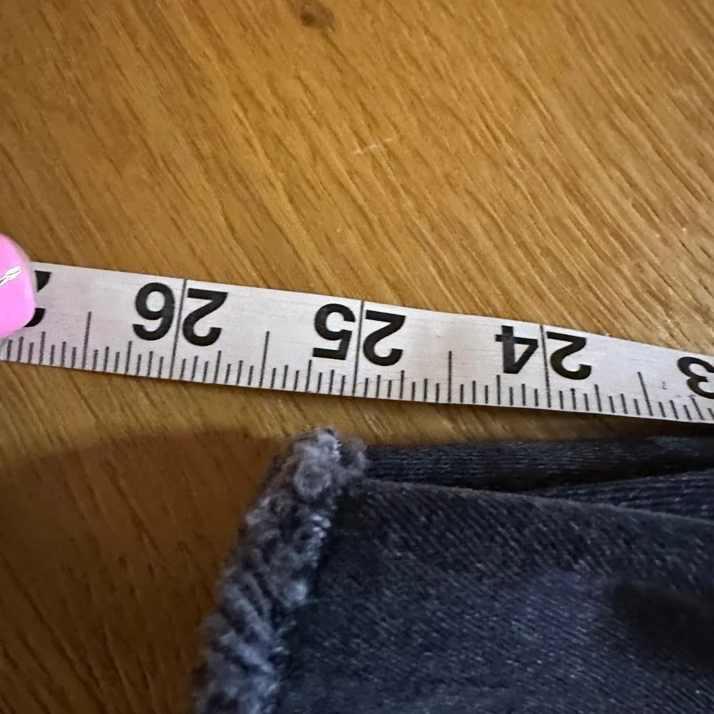 All Saints Duran skinny cargo jeans raw hem black 32 - Image 10