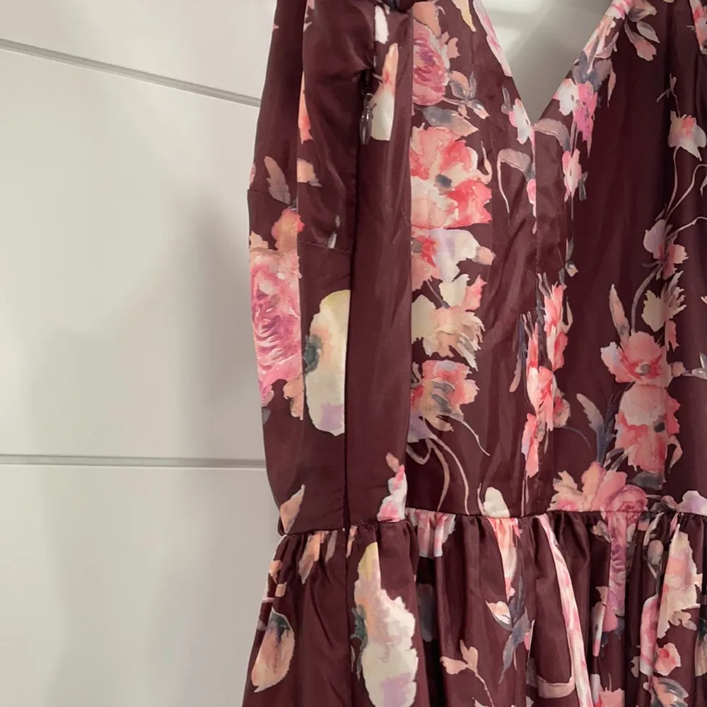 LOVESHACKFANCY Ida Maxi Dress in Oxblood Size 4 - Image 13