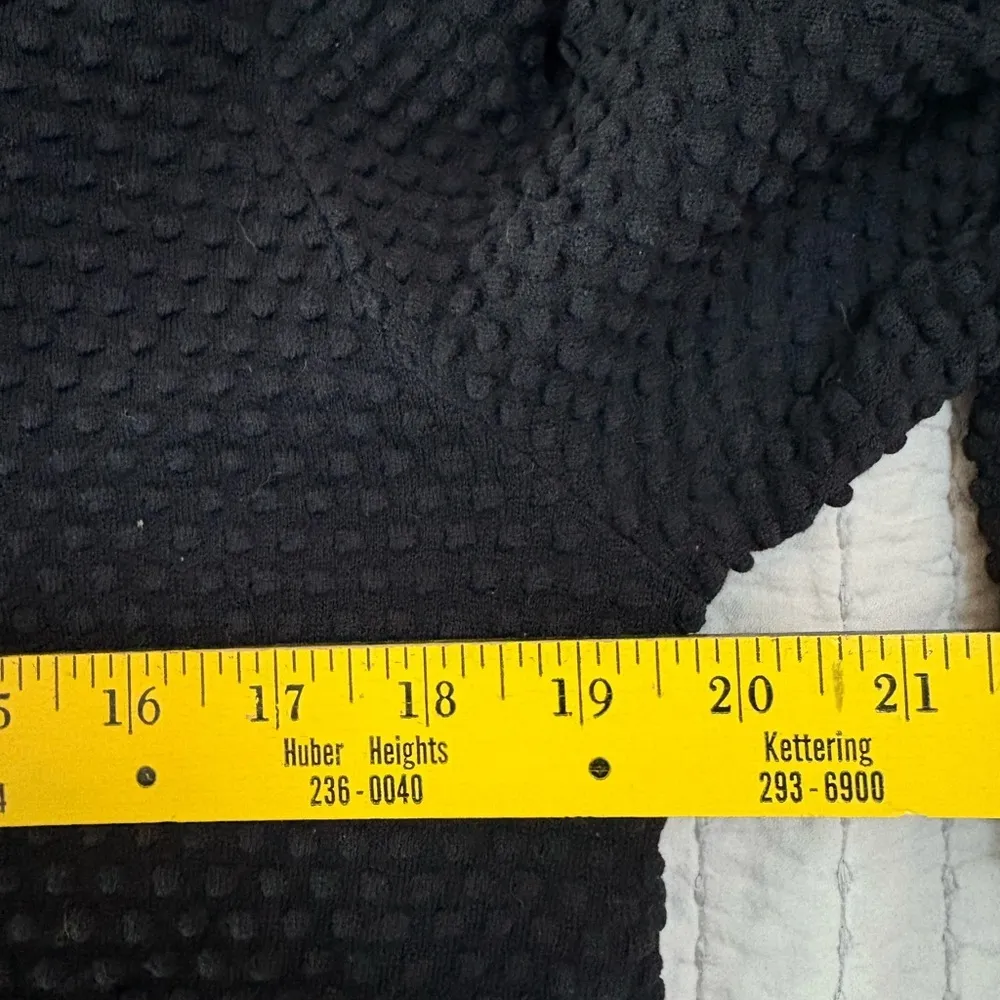 COS  Black‎ Textured Tunic Sweater Medium NWOT - Image 4
