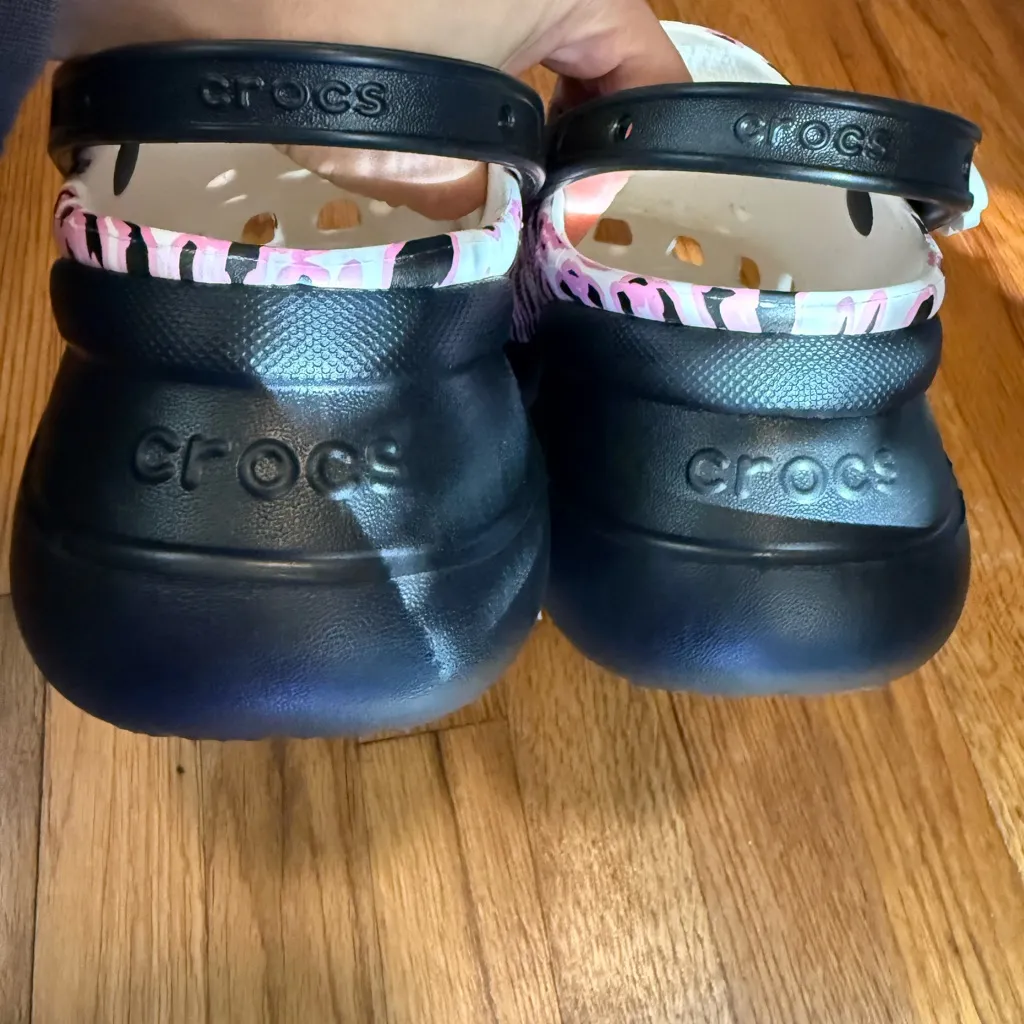 New NWT Crocs Ron English Party Animal Cruella Bae Platform Collaboration Clog - Image 7