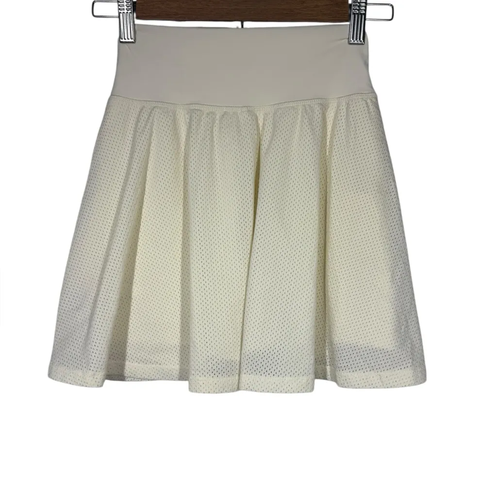 BuffBunny Cellular Tennis Skort Size Small Yellow - Image 5