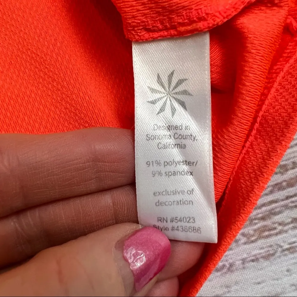 Athleta Half ZIP Sleeveless Tunic with Kangaroo Pocket. Size XSmall. - Image 7