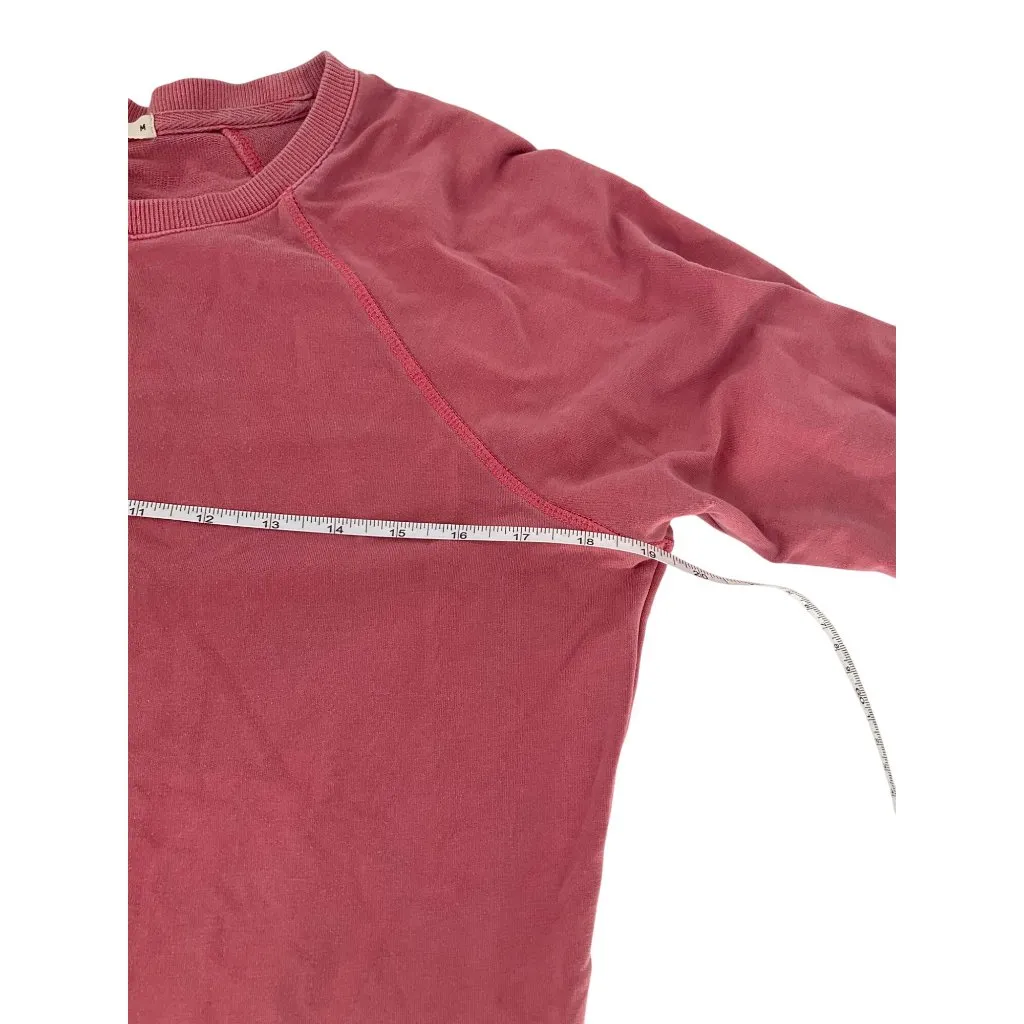 Marine Layer Womens Pink Cotton Crewneck Sweatshirt Size M casual cotton comfy - Image 7