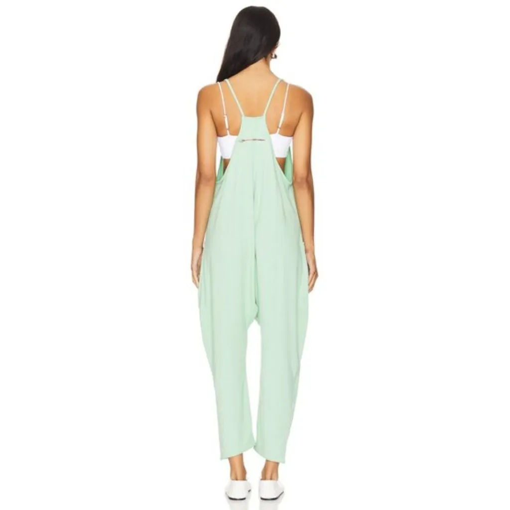 FREE PEOPLE Movement Sleeveless Scoop Neck Ankle Length Hot Shot Onesie X - Image 3