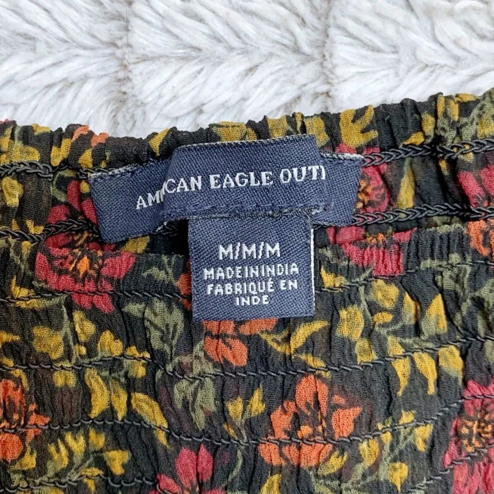 American Eagle Floral Crop Top - Image 3