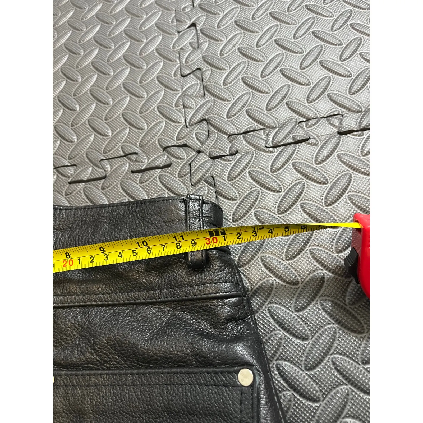 Vintage American Top Genuine Leather Pants Biker Moto Goth Womens‎ Size 0 NWT Black - Image 6