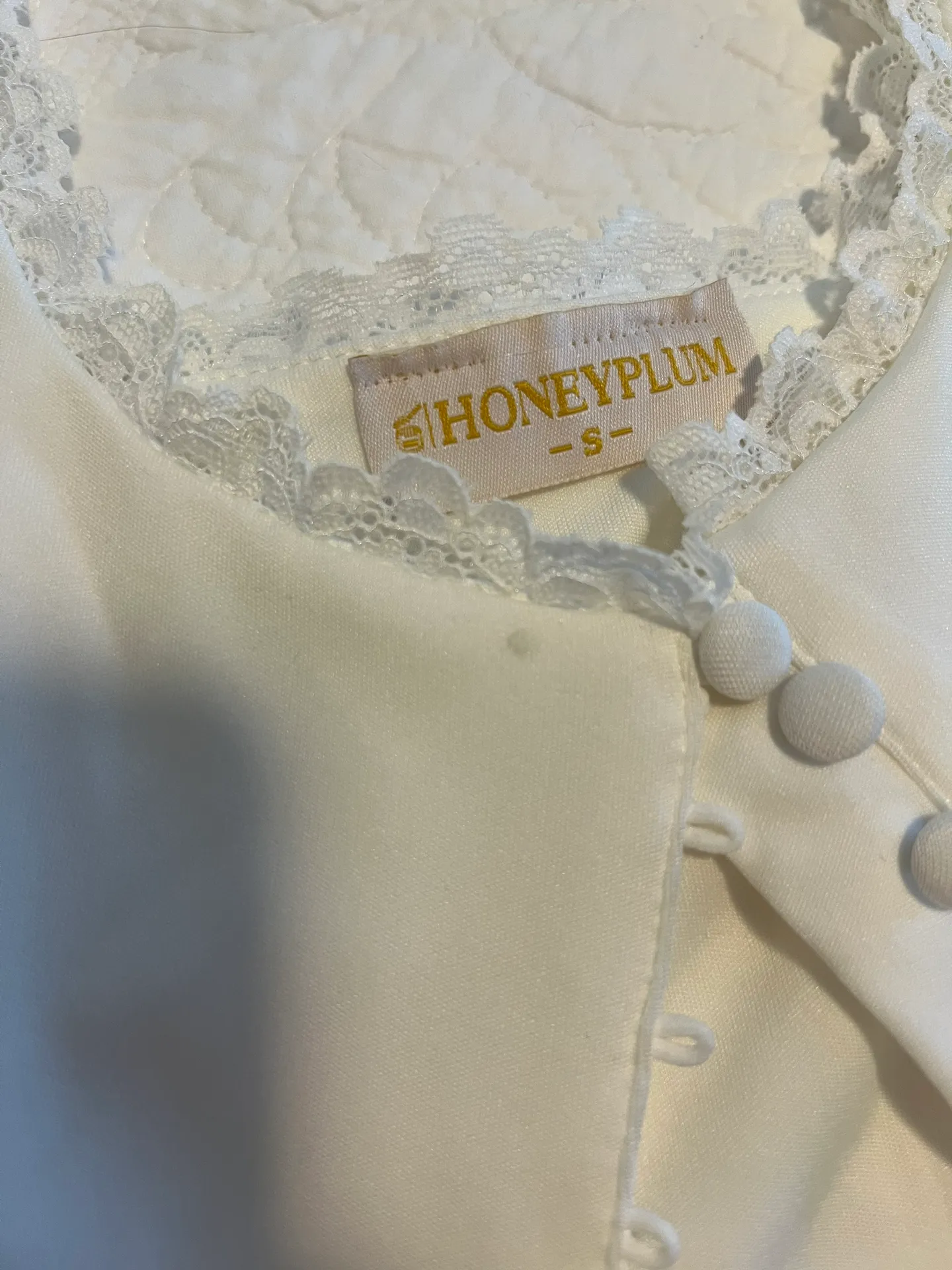 Honeyplum Clothing Joy top White - Image 3