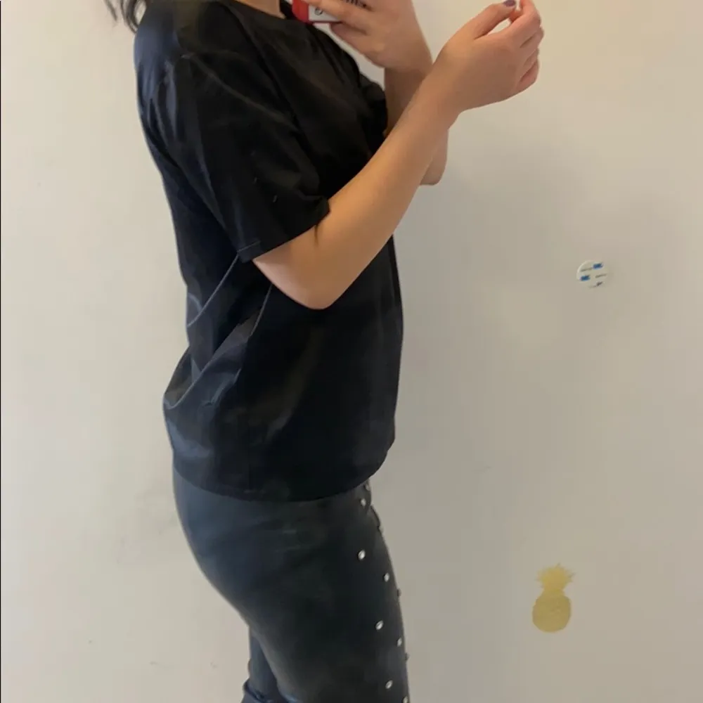 black satin top. S - Image 4