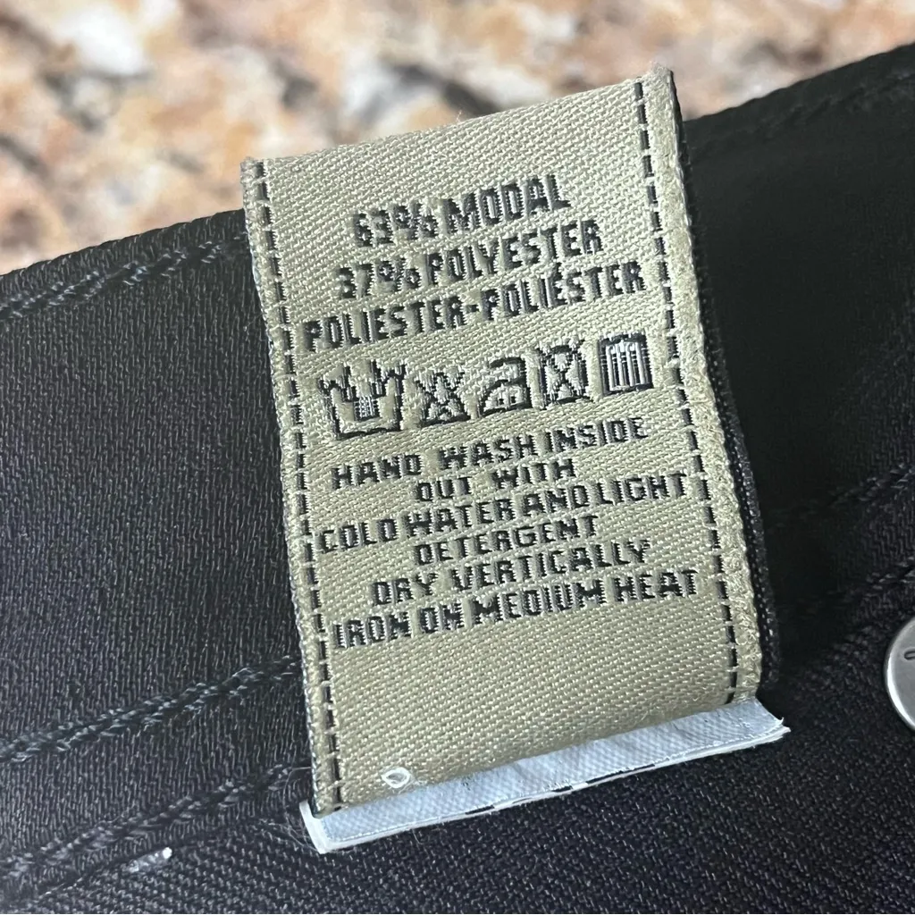 DL1961 Emma Black Low Rise Legging Jeans Size 27 | Stretch Skinny Y2K Goth Biker - Image 6