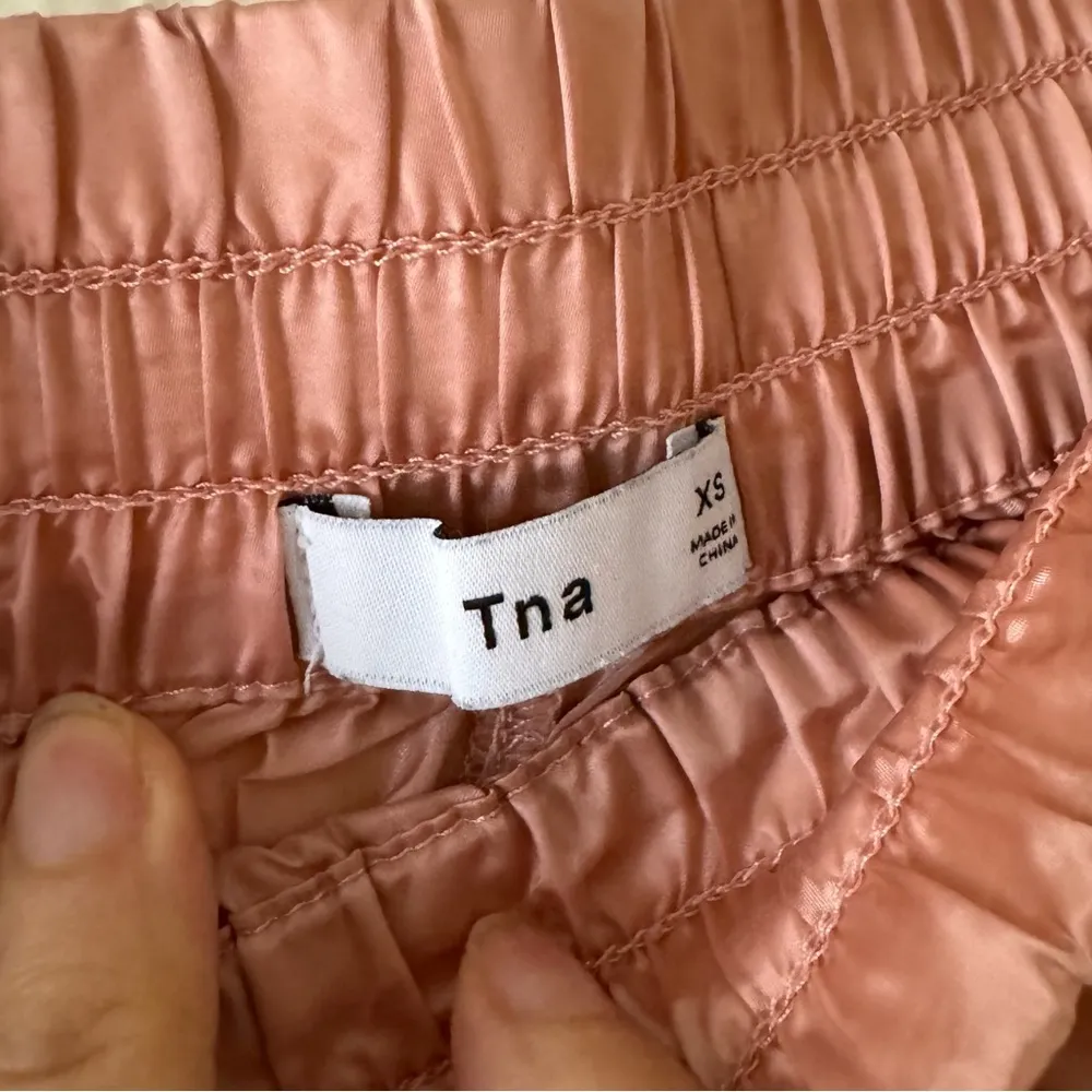 Tna Alayli Athletic Running Shorts Side Stripes Pink Size XS - Image 2