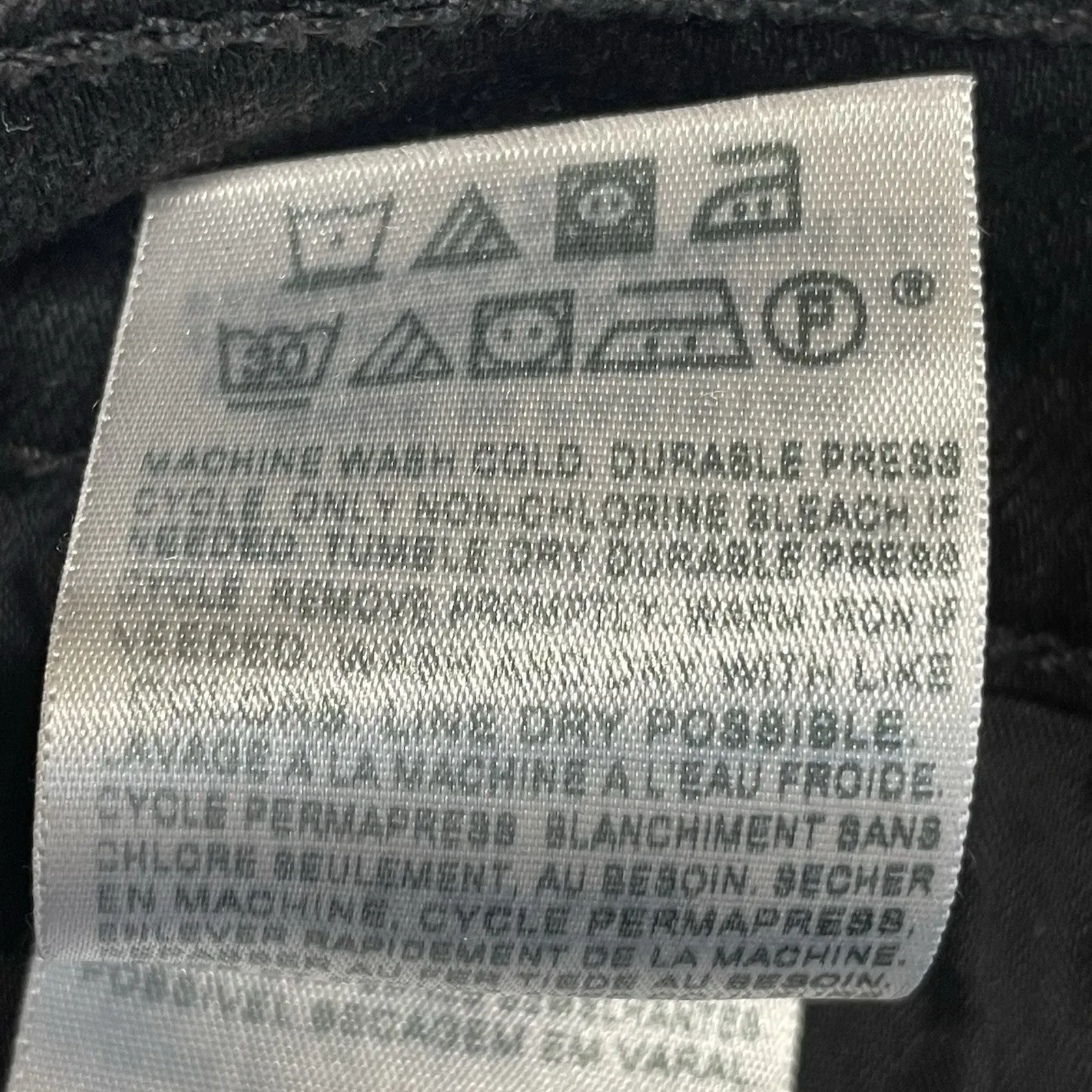 Levi's 515 Womens 12 Jeans Boot Cut Black Stretch Denim‎ Western Casual Rodeo - Image 8