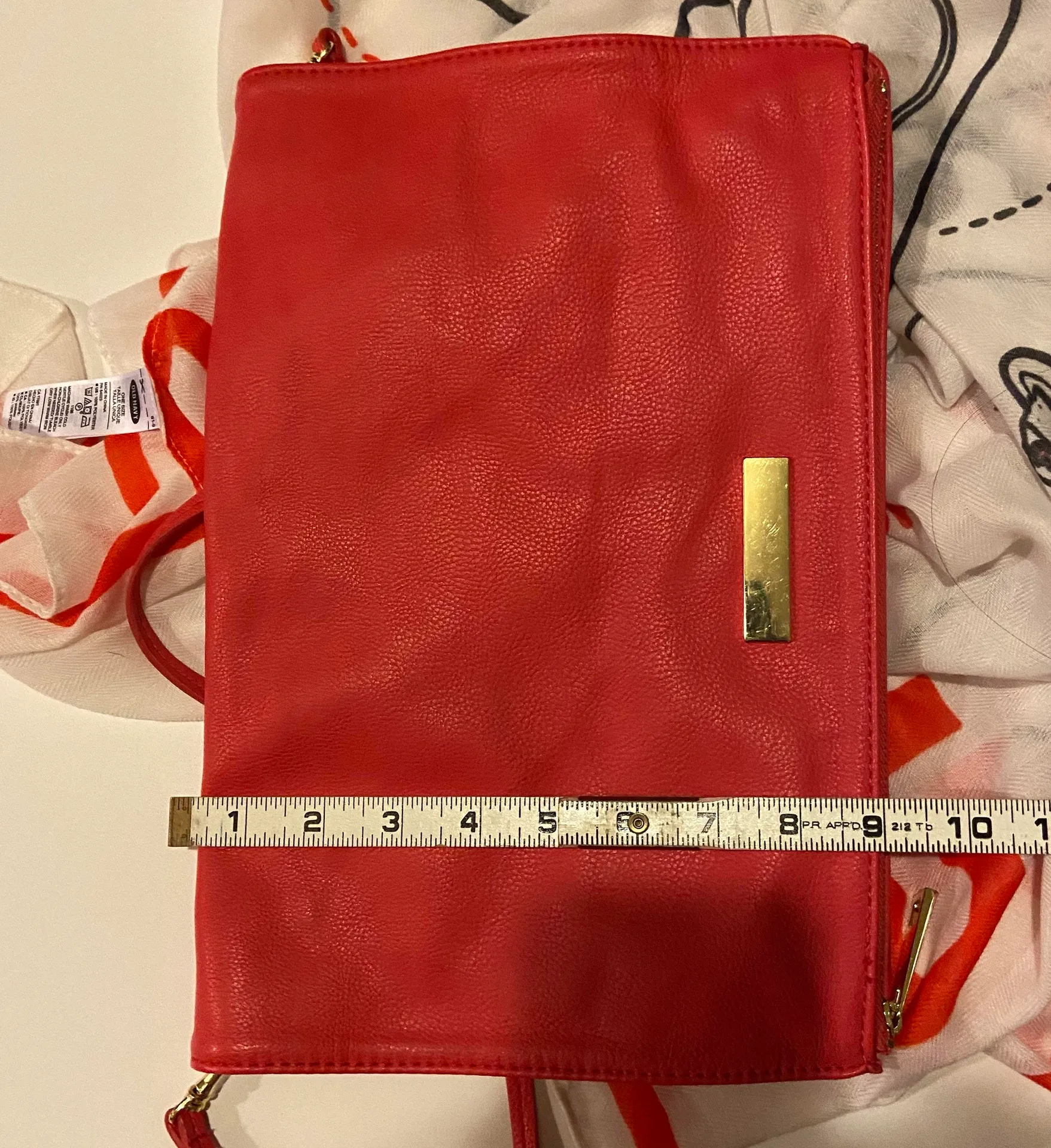 Coral Clutch Cross Body Bag Purse - Image 7