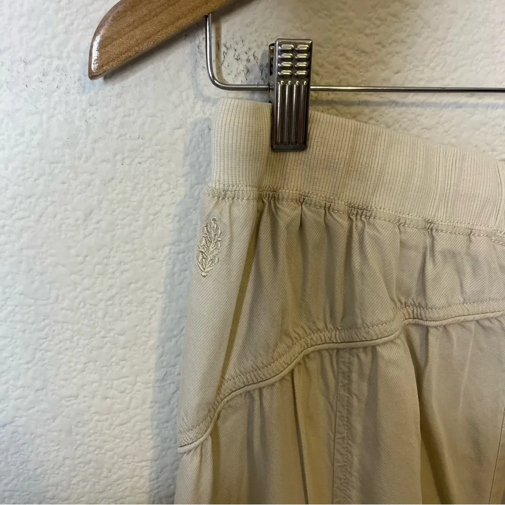 Free People Movement Full Court Ivory Jogger Pants Womens Size S - Image 10