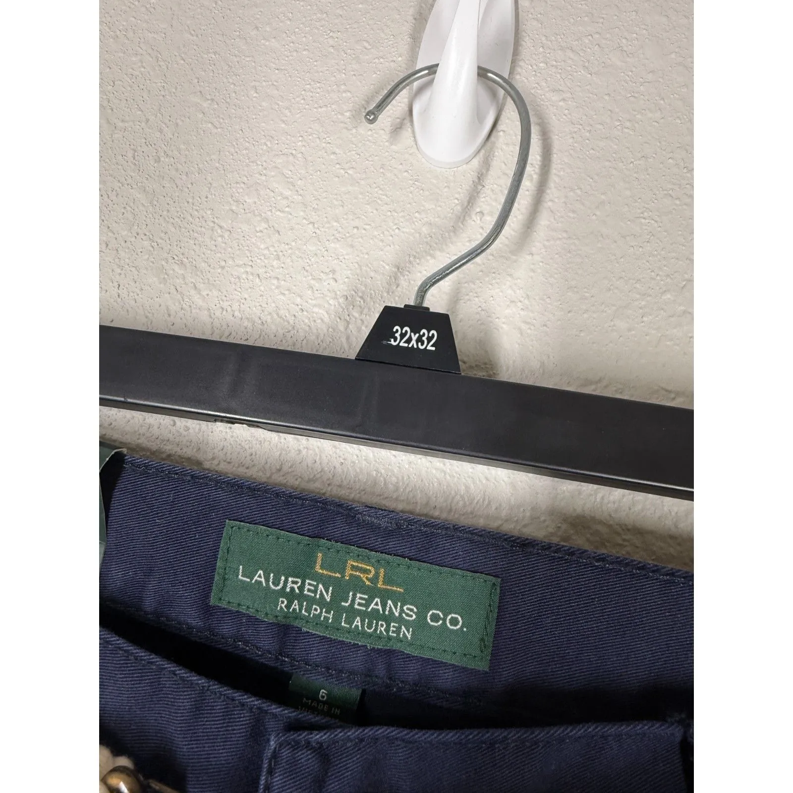 NWT Lauren Ralph Lauren Womens Navy Blue Capri Pants Sz 6 Nautical Beachy - Image 5