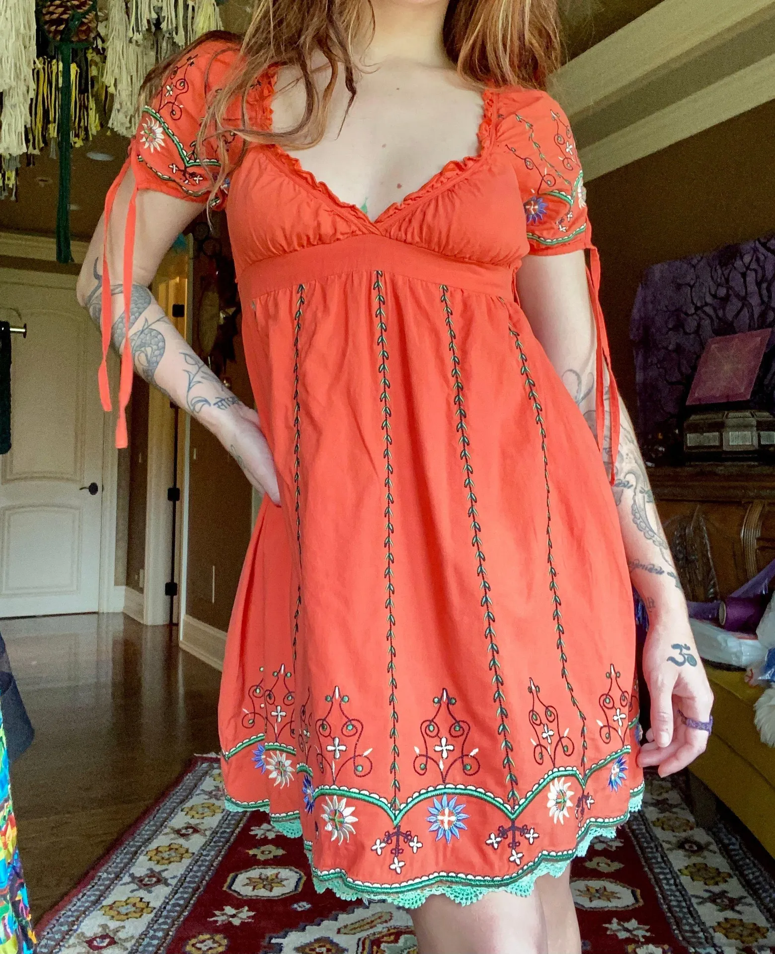 Sexy Mini Dress Unique Small - Image 2