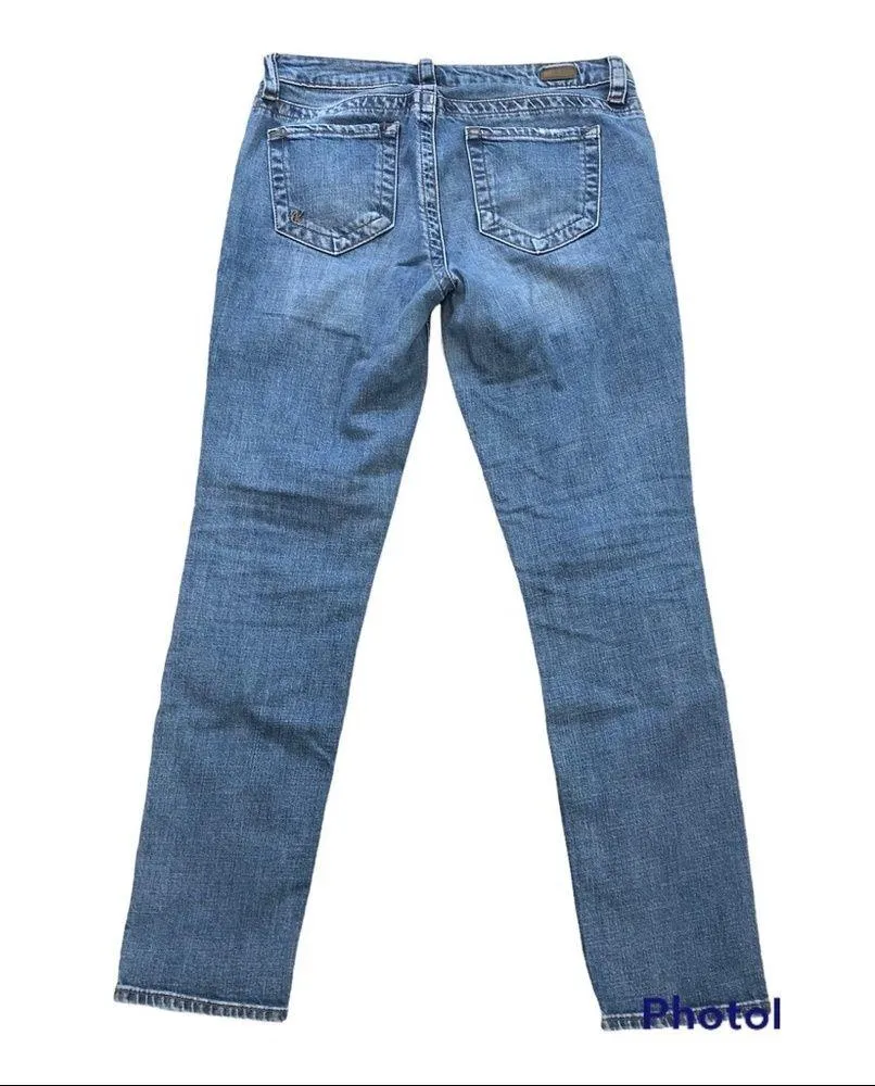 Kut from the Kloth Straight leg jeans 6 denim casual distressed denim pants - Image 3