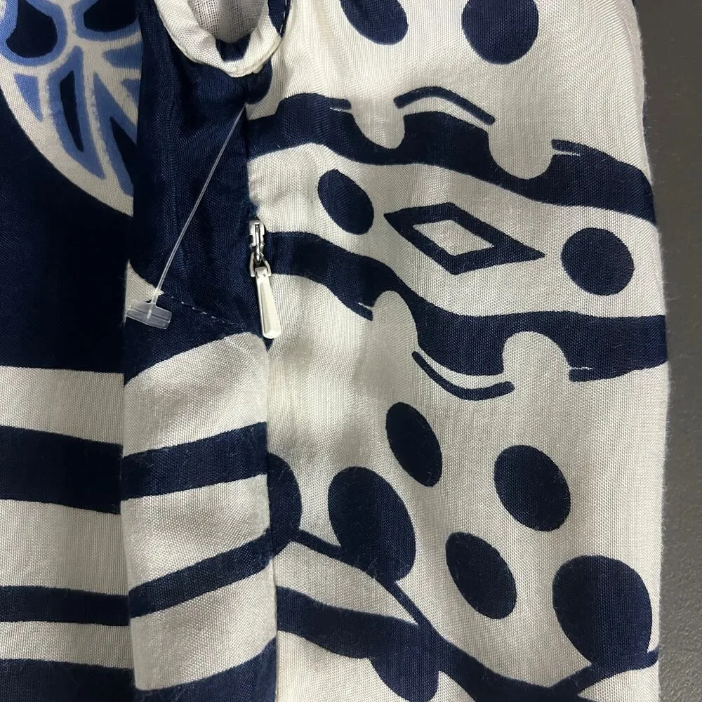 Star India Womens Nautical Shift Dress Medium Novelty Coastal Beachy Festival Blue - Image 9