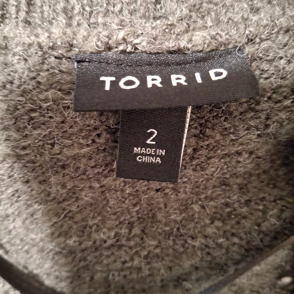 Torrid Sz 2 Women's Gray Open - Image 11