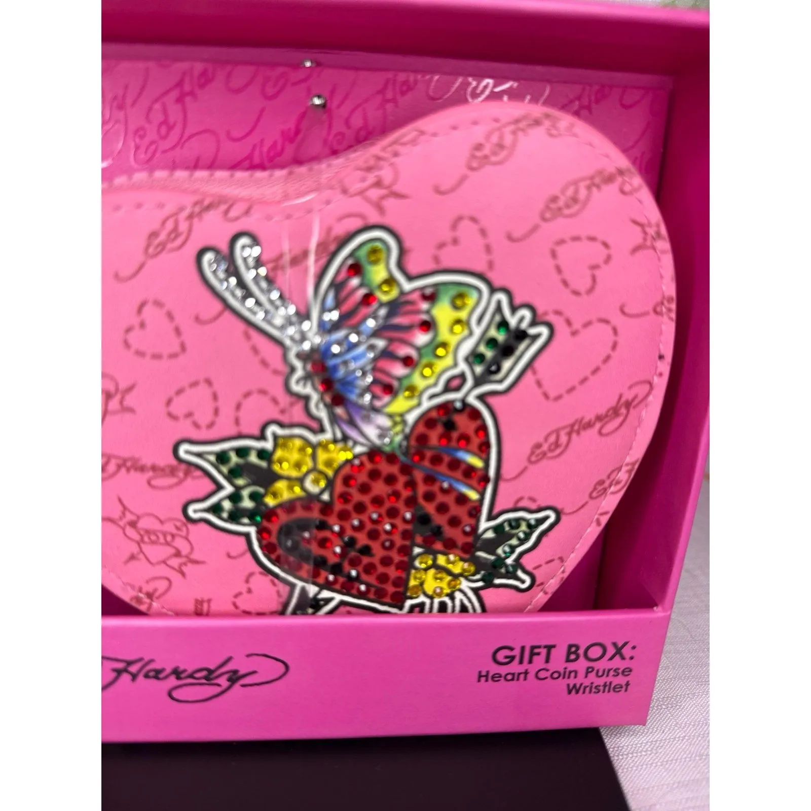 Ed Hardy Coin Purse Wristlet - Image 2
