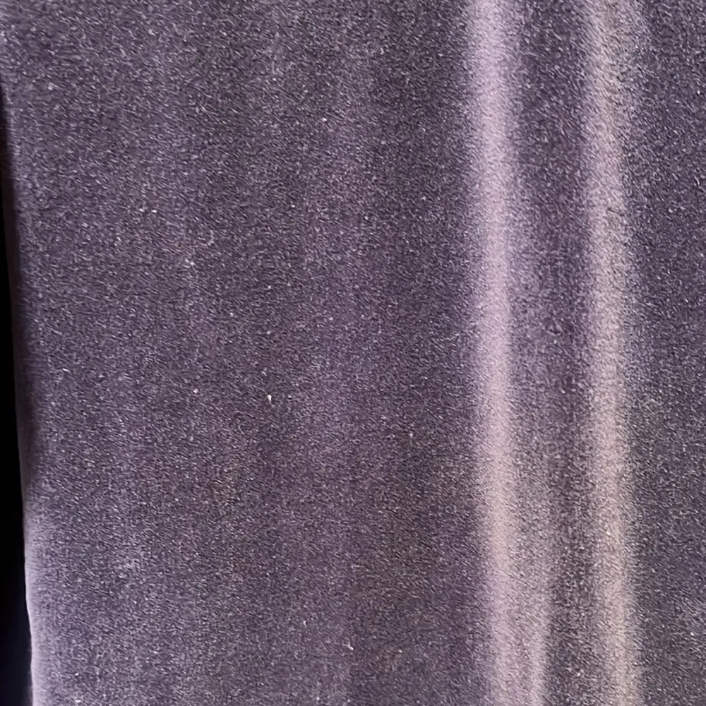 Northcrest Navy blue velour button down shirt Size large - Image 3