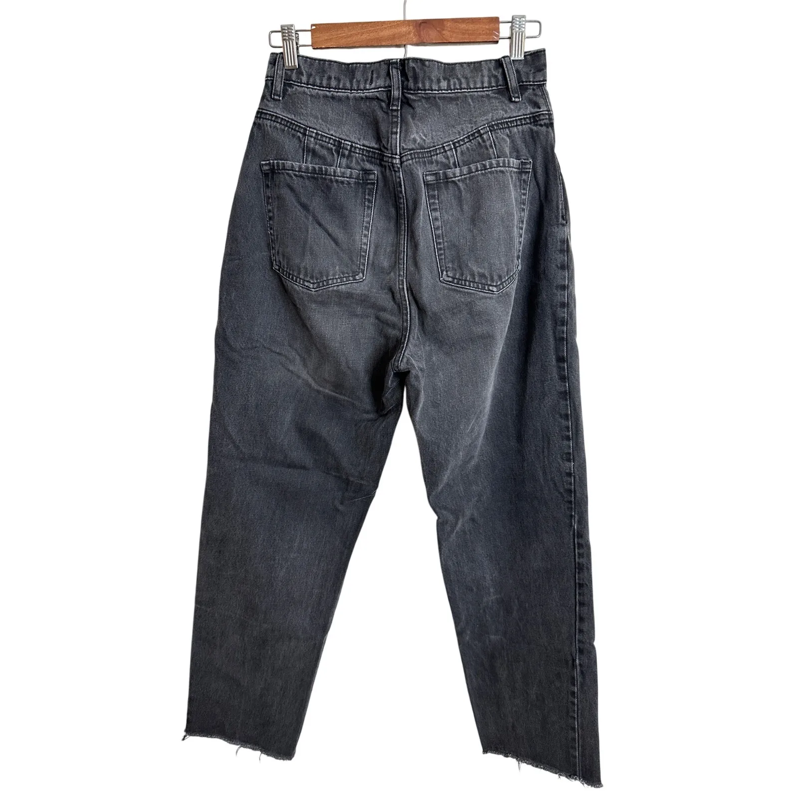 Free People We The Free Curvy Jeans Straight Legs Black Womans 29 - Image 2