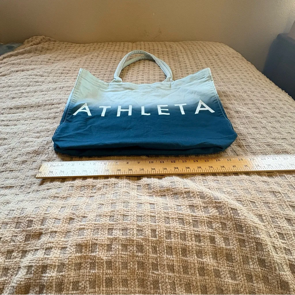 Athleta Blue Ombre Tote Bag - Image 4