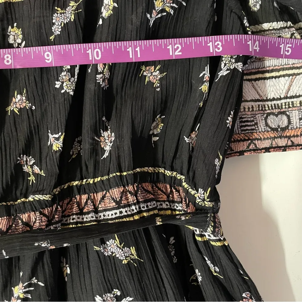 BCBGMaxazria Claudia Multicolored Tiered Off-The-Shoulder Maxi Dress Sz S NWT - Image 7