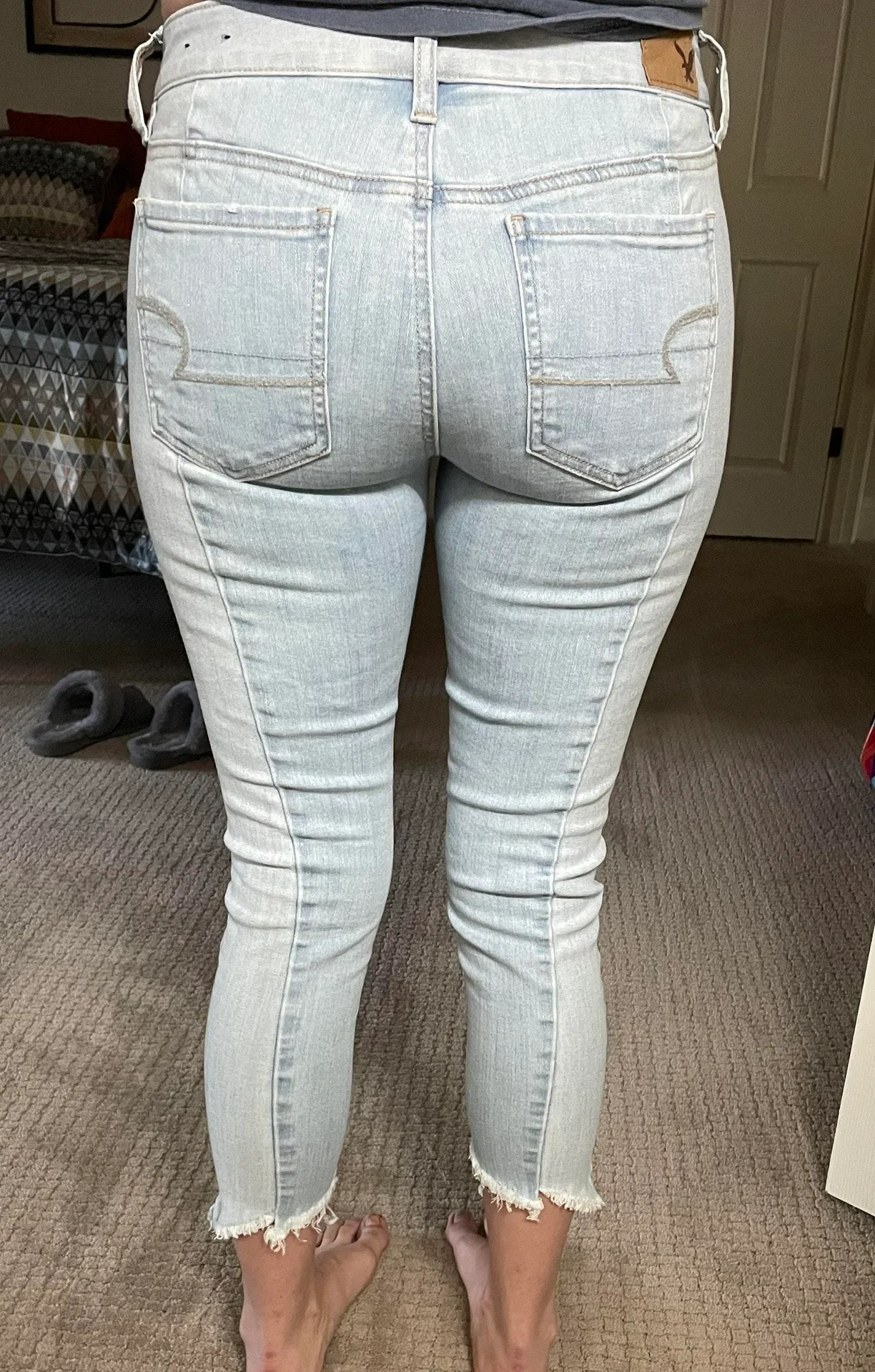 American Eagle Outfitters Two Tone Jeans - Image 3