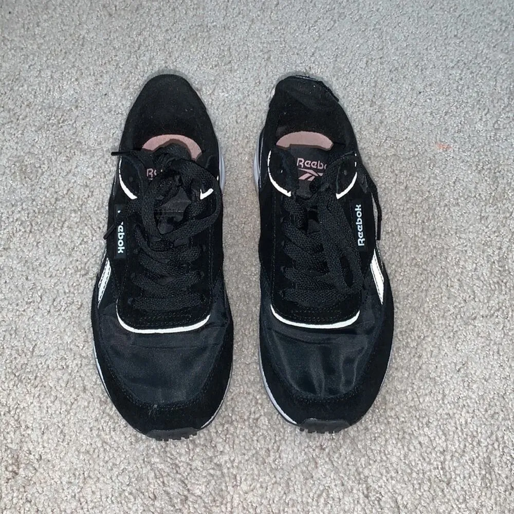 Reebok Classic Galaxy 10 Black Pink Sneakers Women's Sz 7 - Image 2