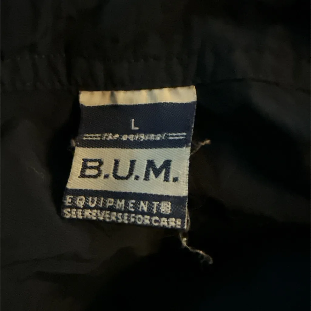 Navy Blue Women's Swim Shorts size L - Image 4