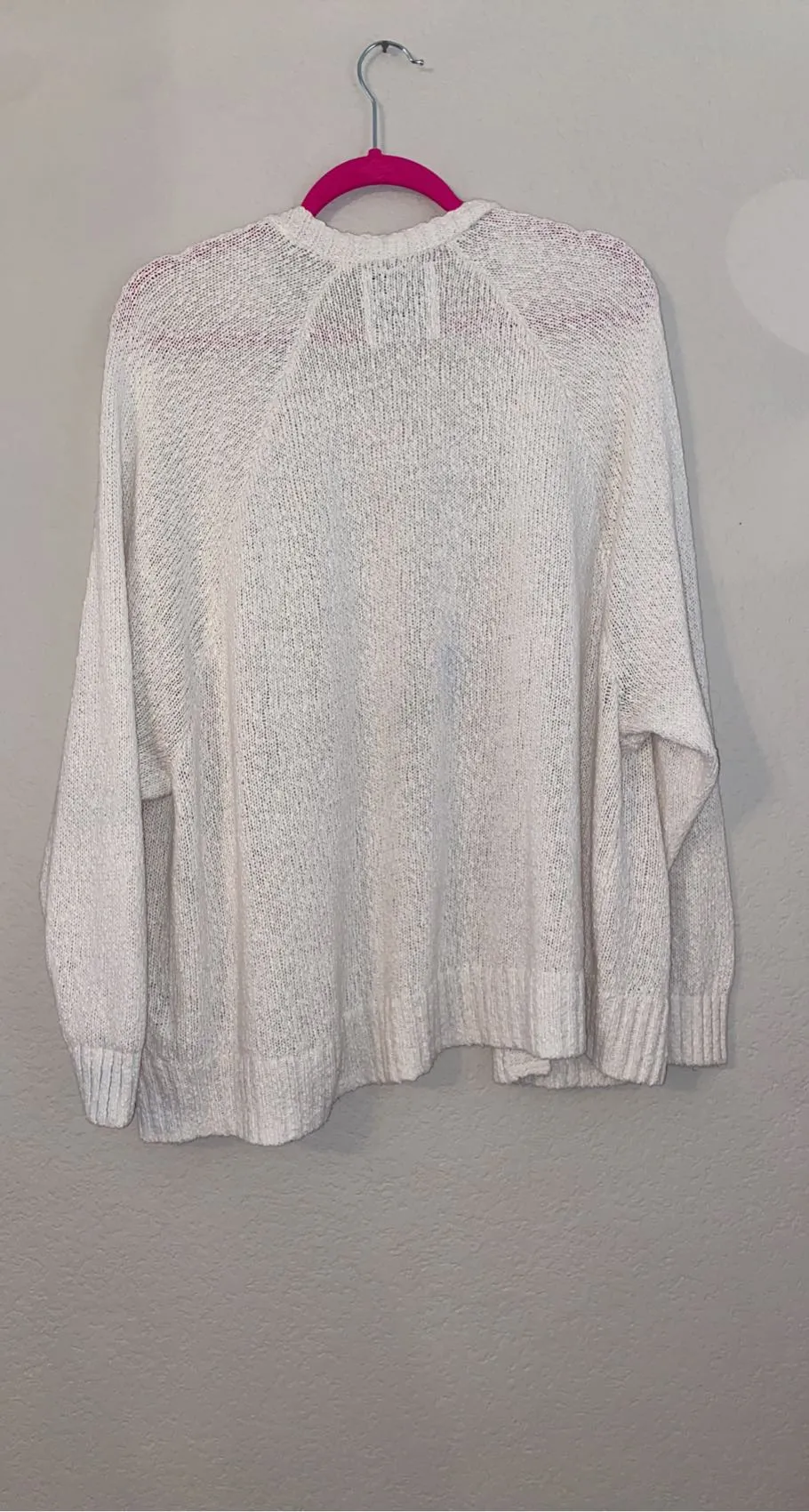 Hollister Oversized White Cardigan - Image 2