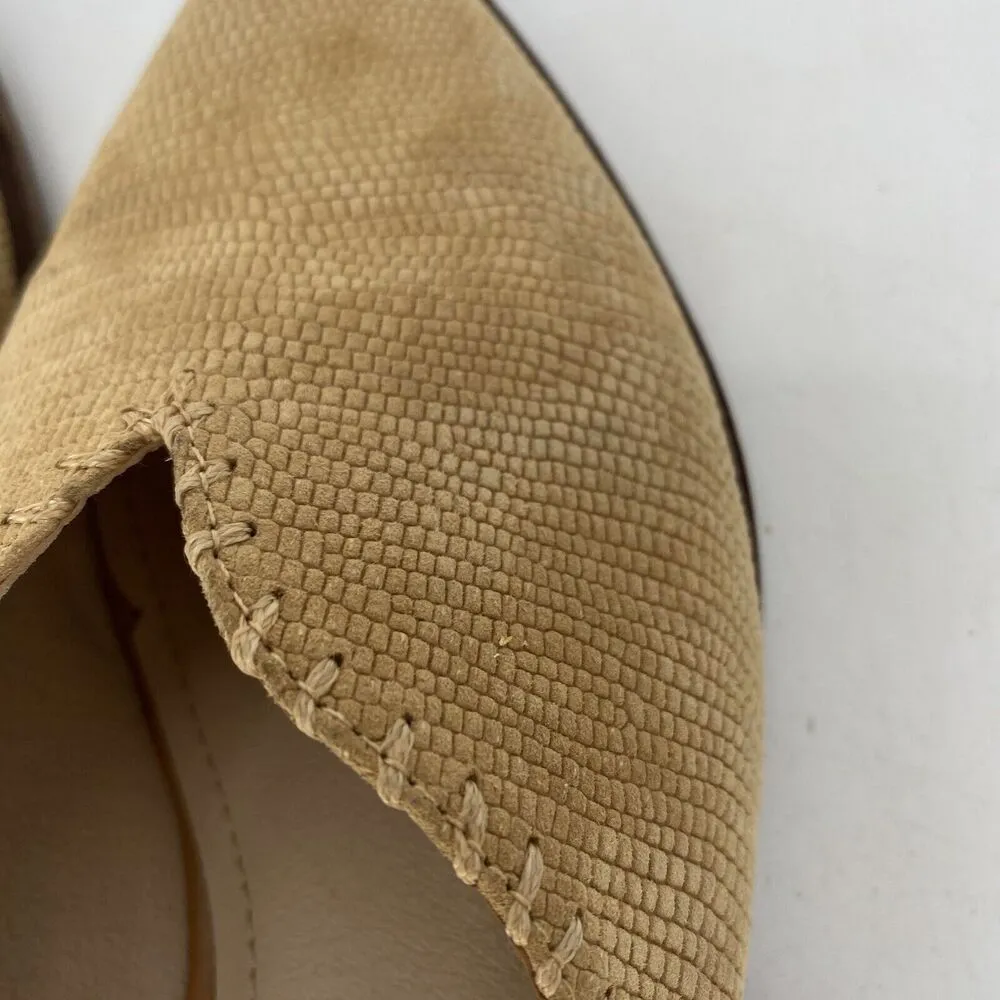 Kelsi Dagger  Brooklyn Adly Bisque Suede Flat Mule Women's Size 8 - Image 8